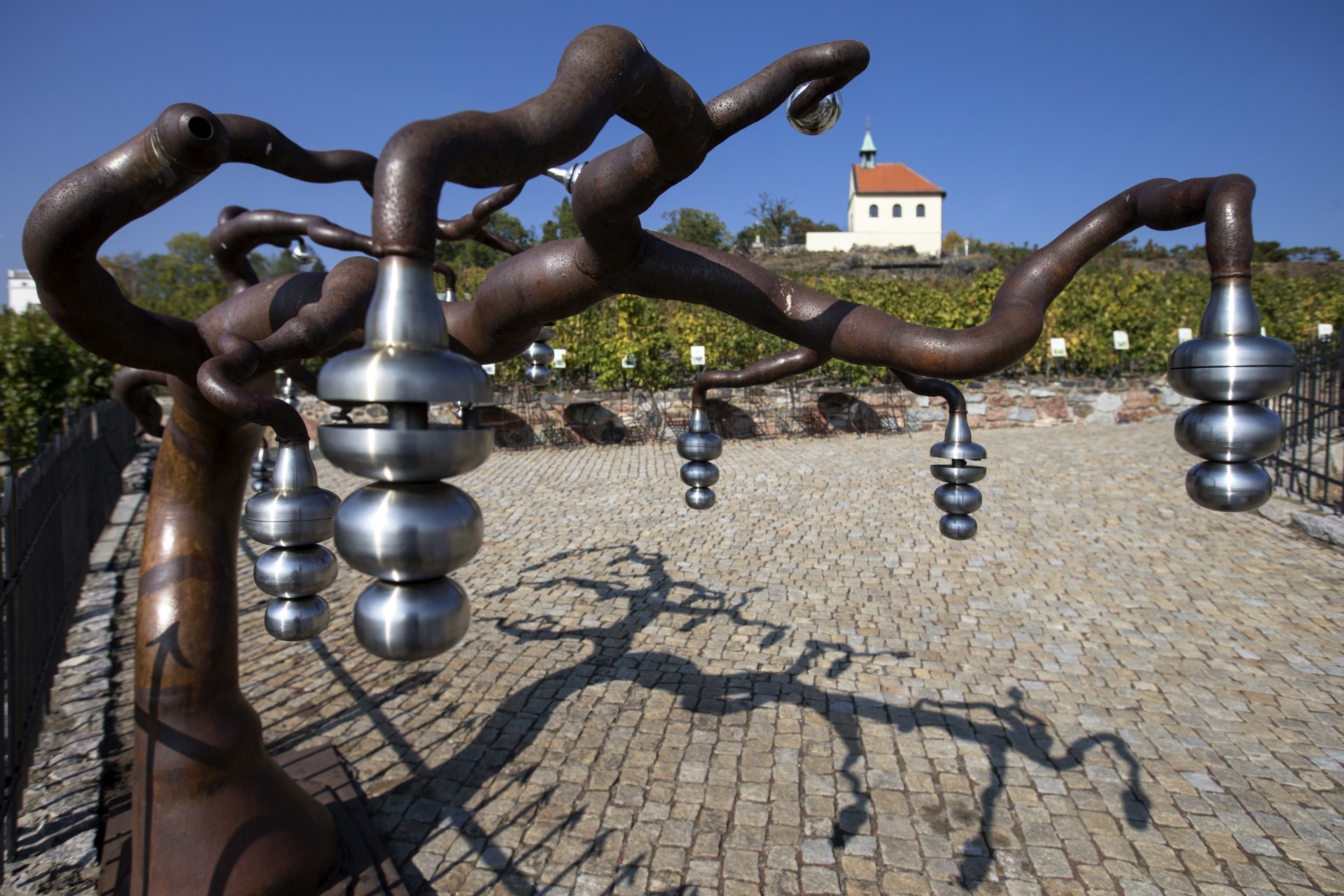 Banco de Fragr&acirc;ncias no Vinhedo de St. Kl&aacute;ry